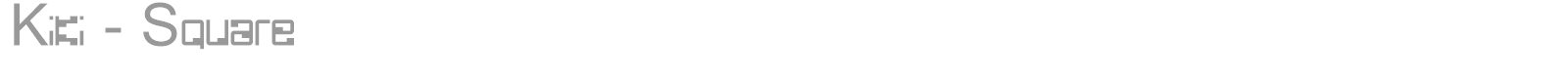 Kiki - Square font preview
